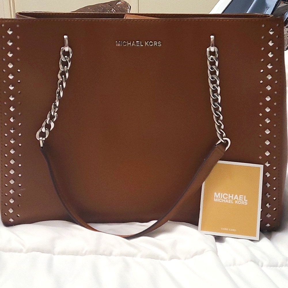 Michael Kors camel tote